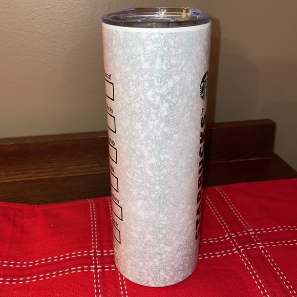 Starbucks Pink Bling 20oz Skinny Tumbler - Picture 4 of 6